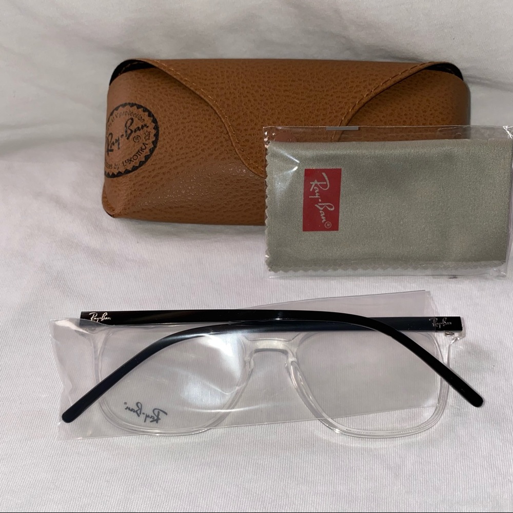 New RayBan RB 7185 Crystal Eyeglass Frame - Picture 2 of 4
